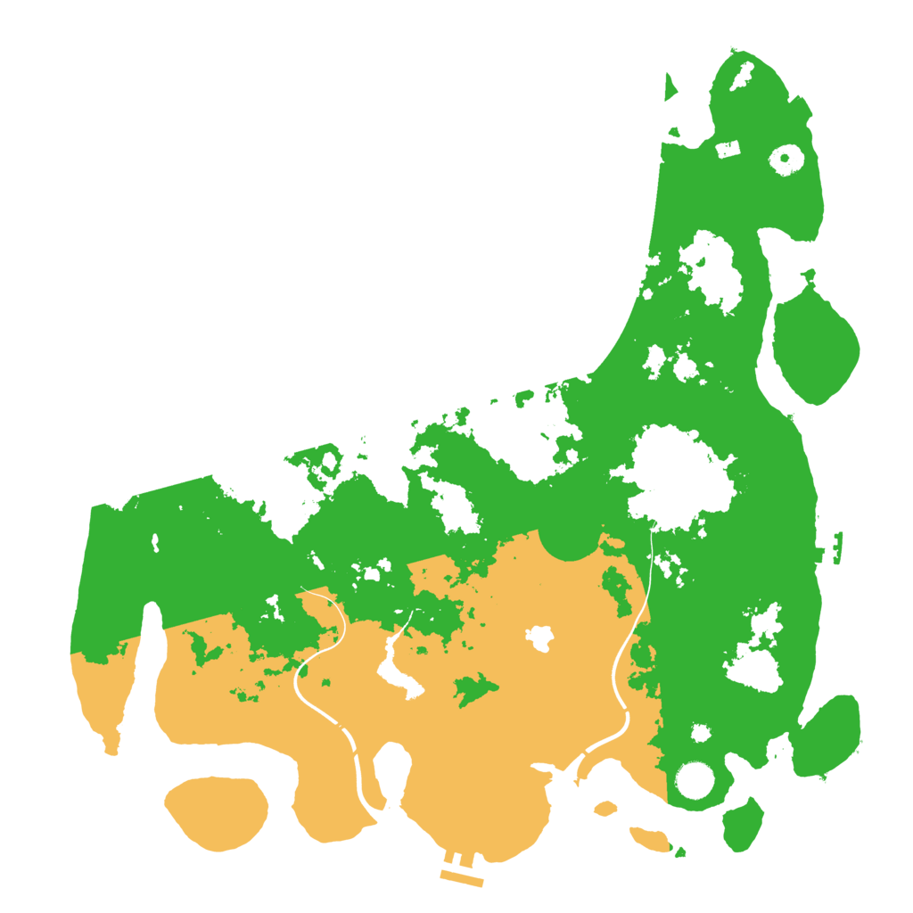 Biome Rust Map: Procedural Map, Size: 4250, Seed: 727709841