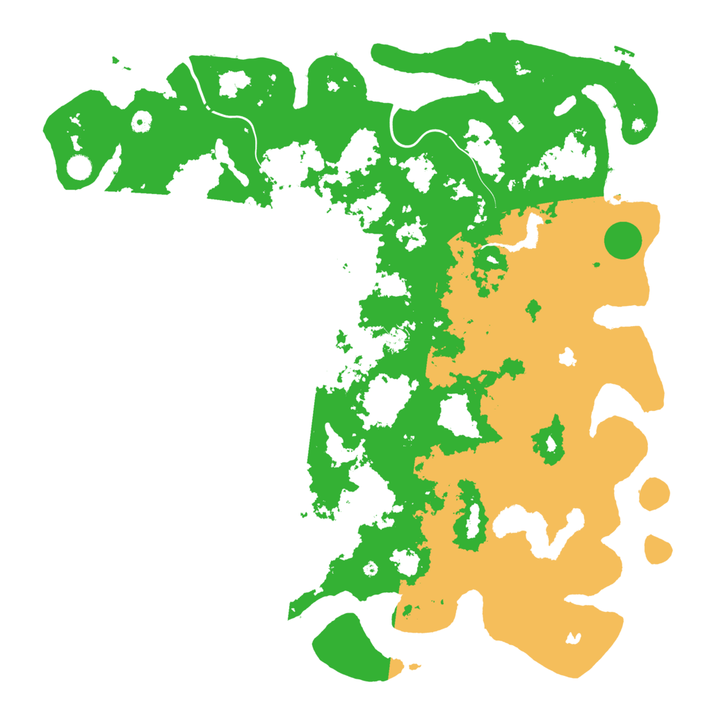 Biome Rust Map: Procedural Map, Size: 5000, Seed: 1291063615