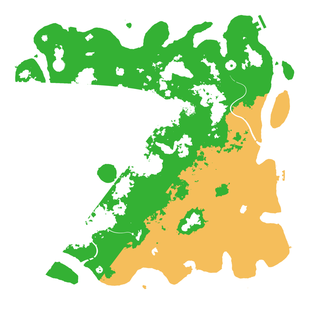 Biome Rust Map: Procedural Map, Size: 4500, Seed: 1780086295