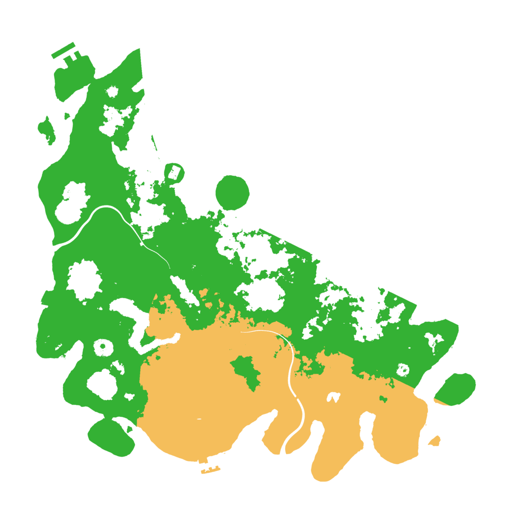 Biome Rust Map: Procedural Map, Size: 4000, Seed: 7216096