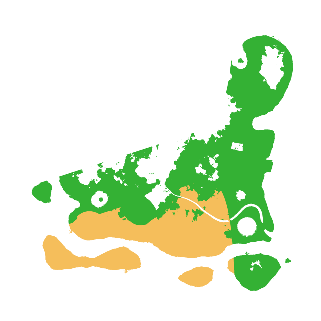 Biome Rust Map: Procedural Map, Size: 3000, Seed: 4077