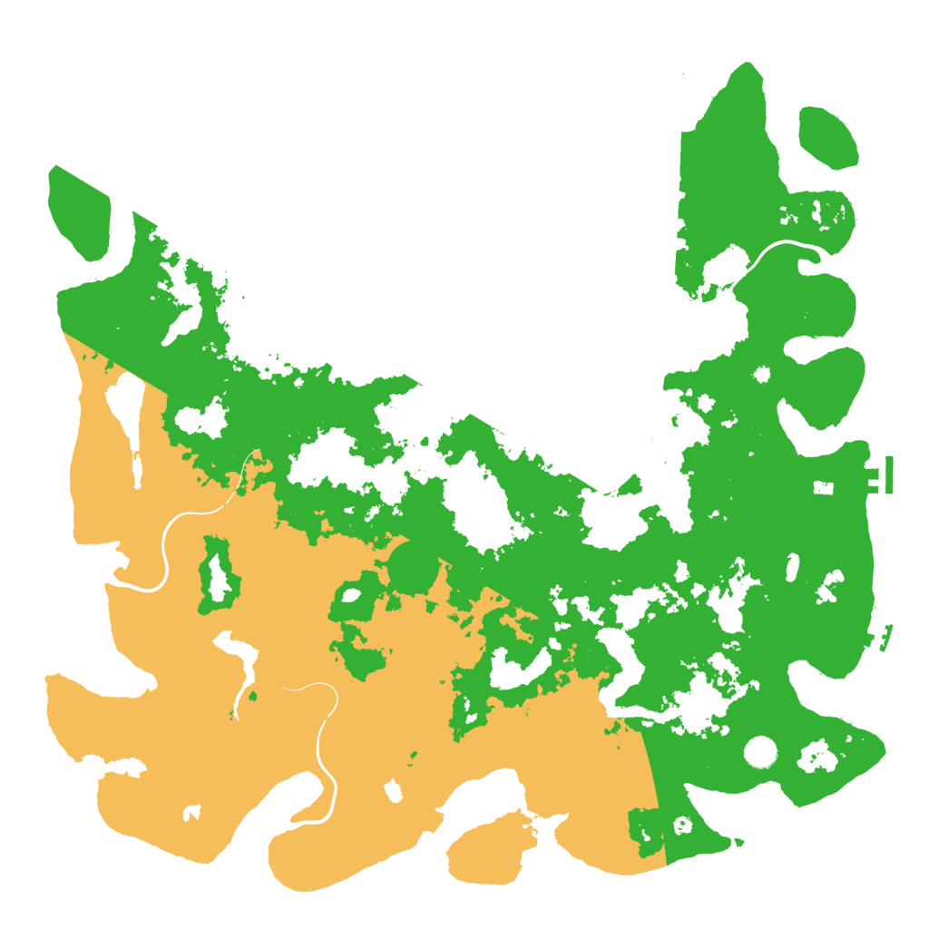 Biome Rust Map: Procedural Map, Size: 5000, Seed: 1618