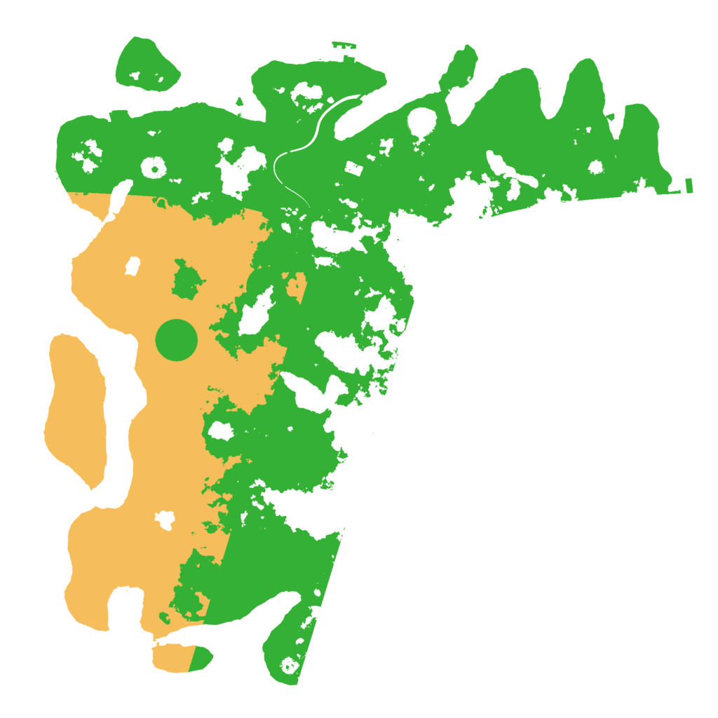 Biome Rust Map: Procedural Map, Size: 4500, Seed: 1661419427