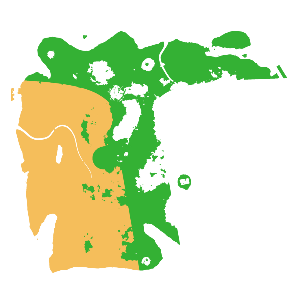 Biome Rust Map: Procedural Map, Size: 3500, Seed: 294714536