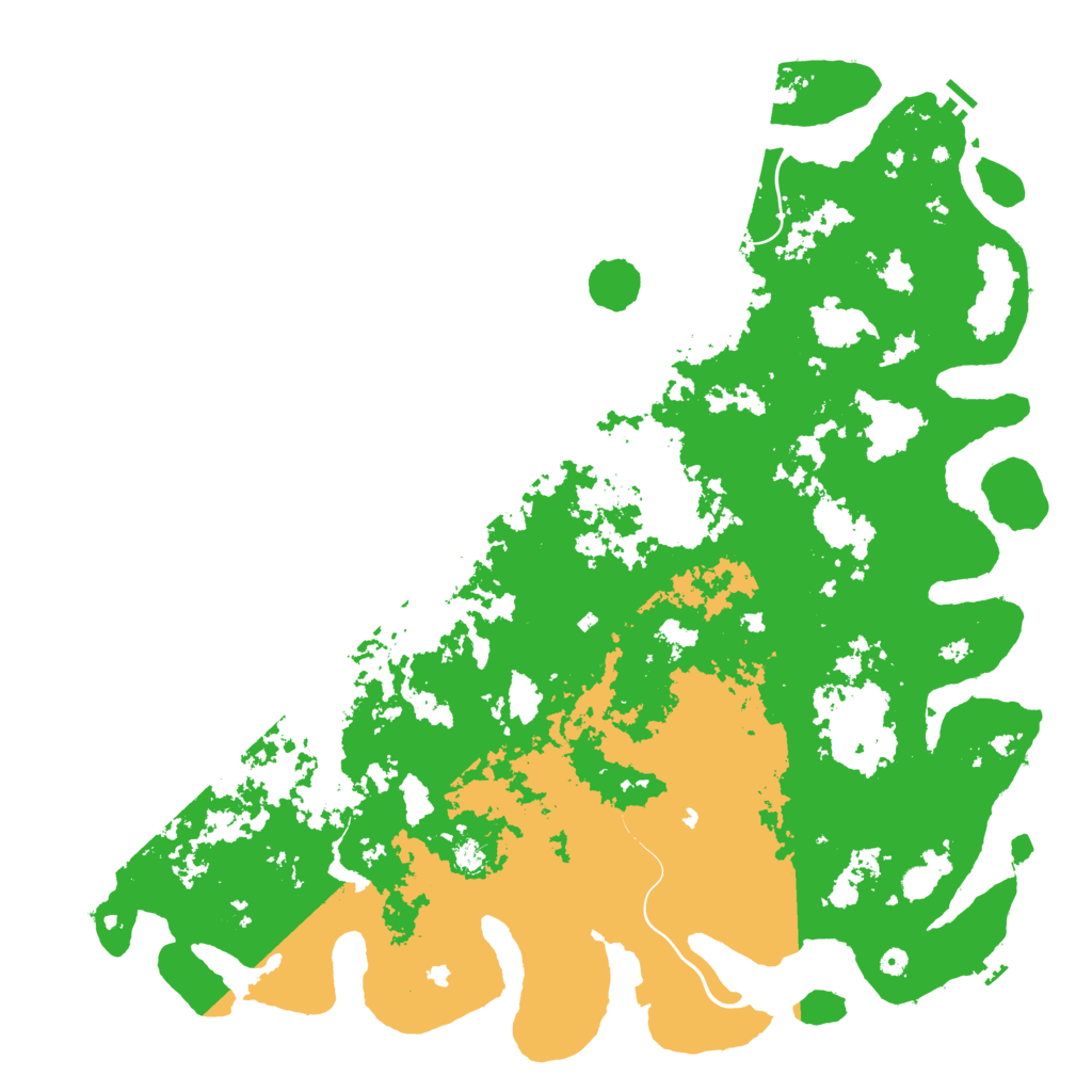 Biome Rust Map: Procedural Map, Size: 6000, Seed: 386274862