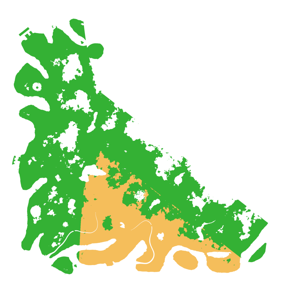 Biome Rust Map: Procedural Map, Size: 5000, Seed: 1045751668