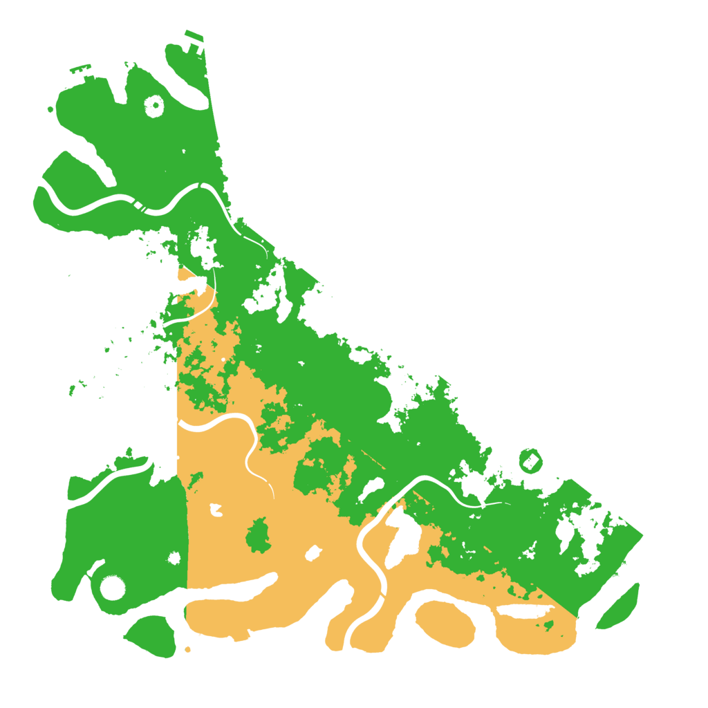 Biome Rust Map: Procedural Map, Size: 5000, Seed: 1045751668