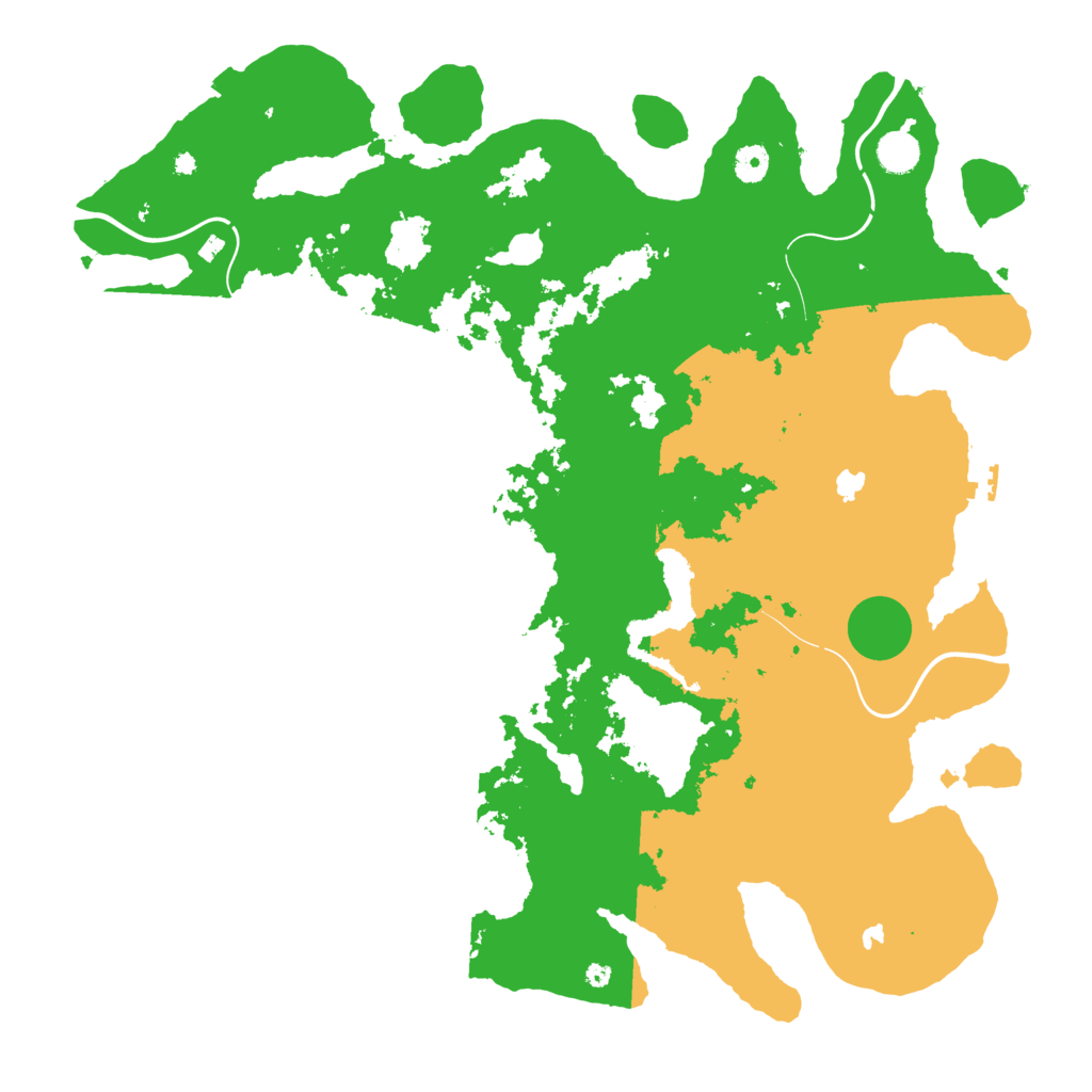 Biome Rust Map: Procedural Map, Size: 4500, Seed: 177822564