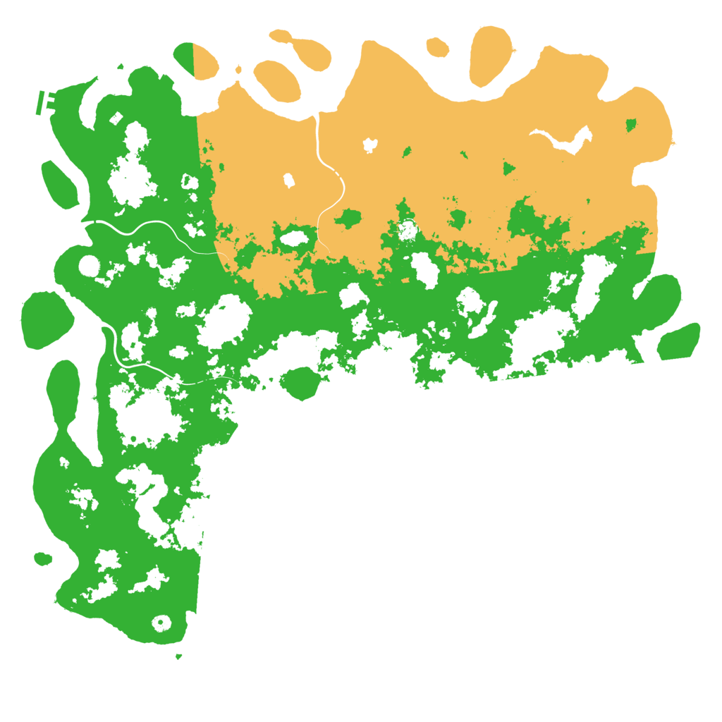 Biome Rust Map: Procedural Map, Size: 6000, Seed: 826
