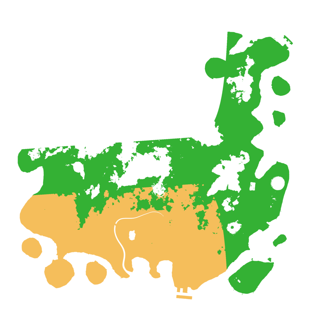 Biome Rust Map: Procedural Map, Size: 4000, Seed: 1333362872