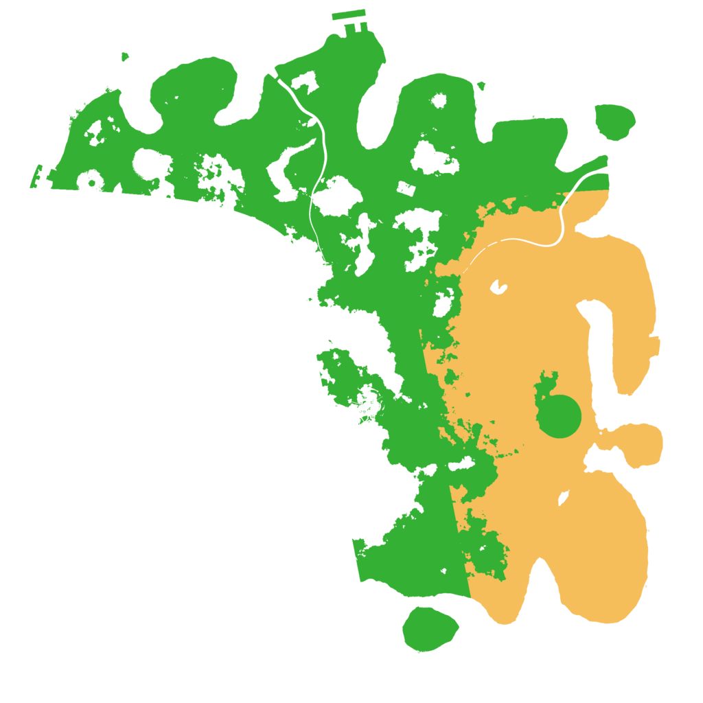 Biome Rust Map: Procedural Map, Size: 4250, Seed: 4272002