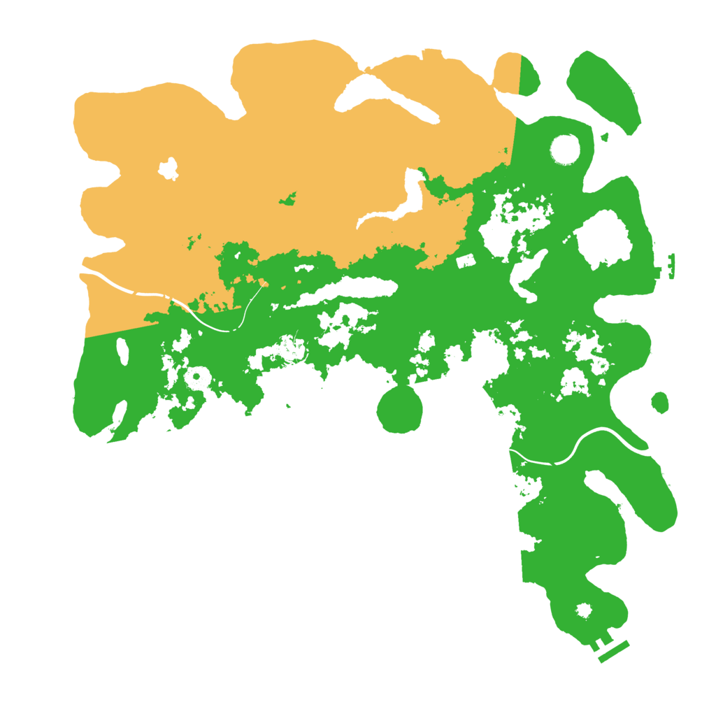 Biome Rust Map: Procedural Map, Size: 4255, Seed: 325842715