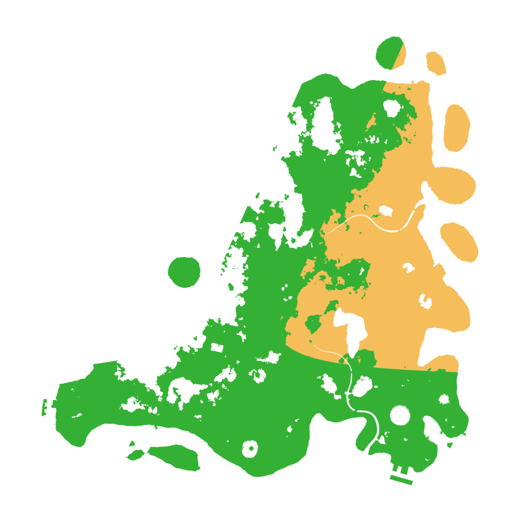 Biome Rust Map: Procedural Map, Size: 4500, Seed: 16000