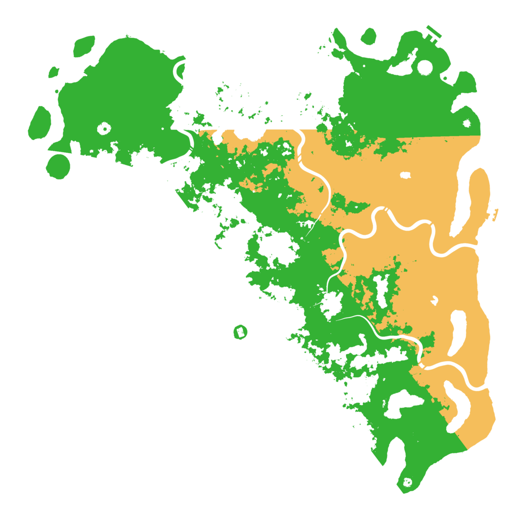 Biome Rust Map: Procedural Map, Size: 6000, Seed: 49000