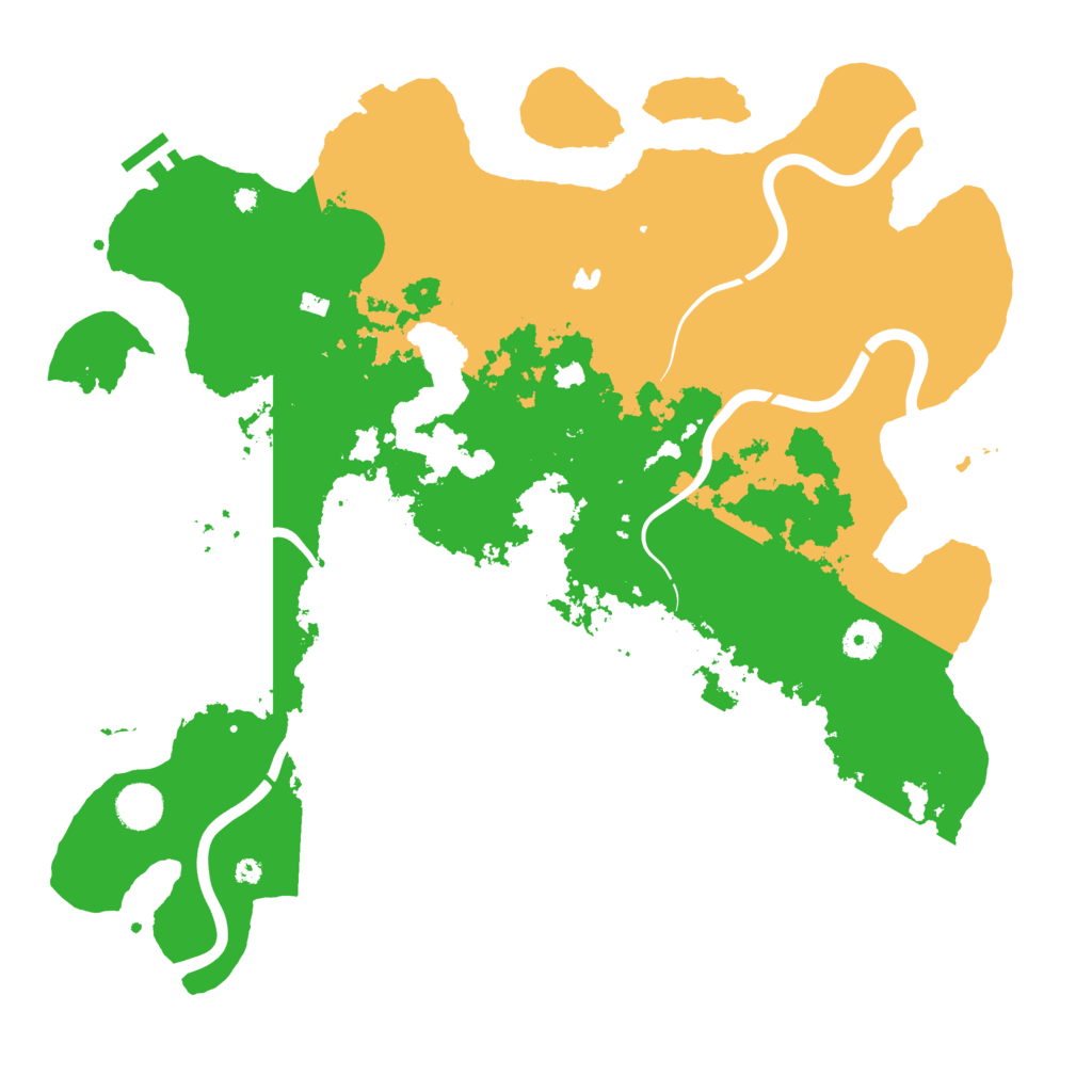Biome Rust Map: Procedural Map, Size: 4200, Seed: 1576085197