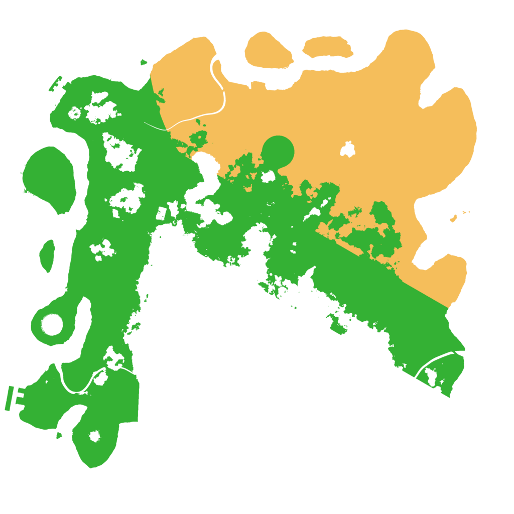 Biome Rust Map: Procedural Map, Size: 4200, Seed: 1576085197