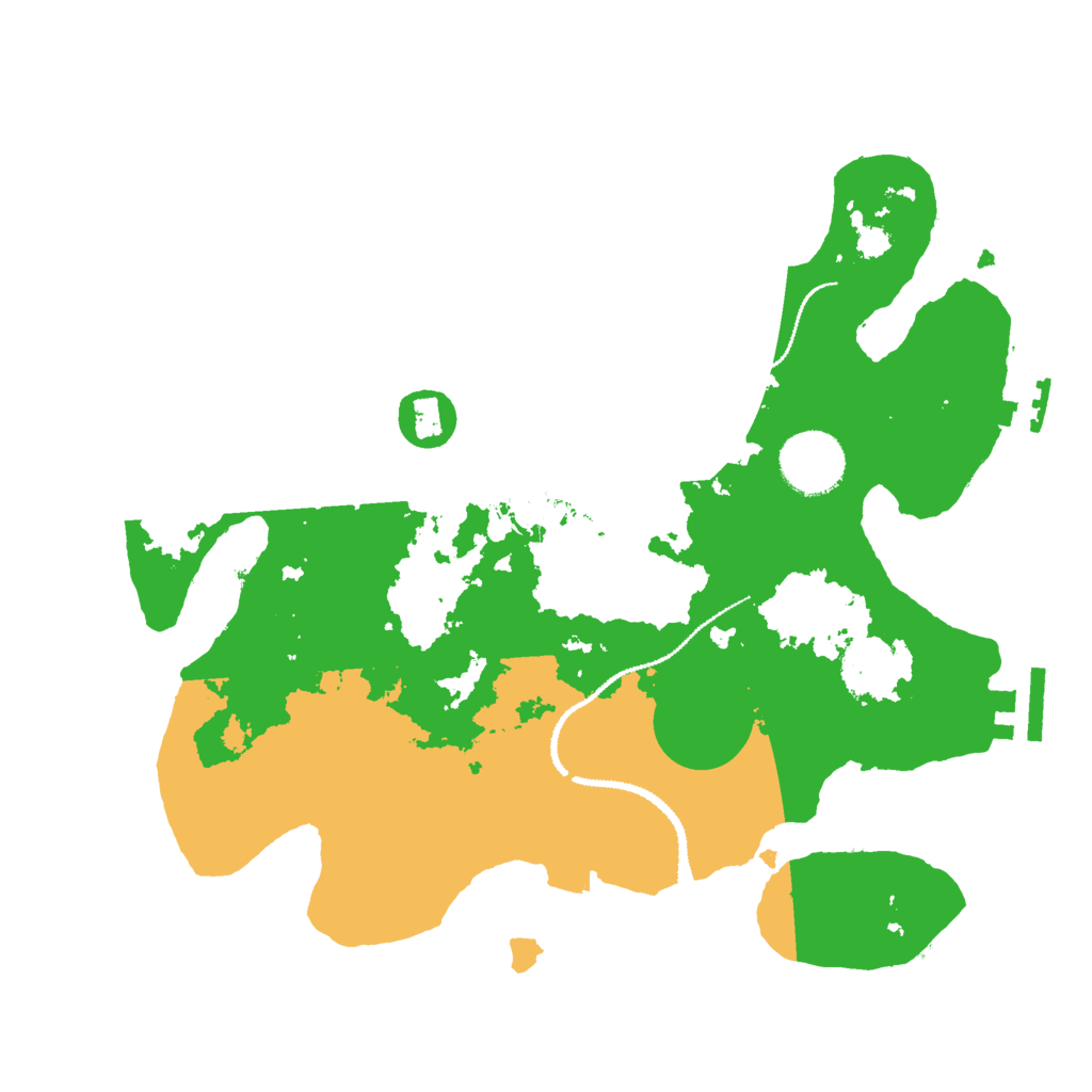 Biome Rust Map: Procedural Map, Size: 3000, Seed: 187110280