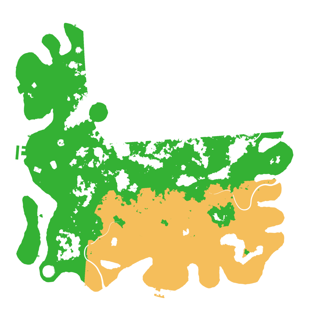 Biome Rust Map: Procedural Map, Size: 4500, Seed: 1995260178