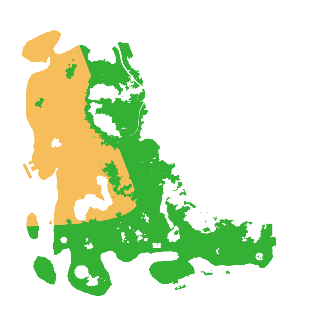 Biome Rust Map: Procedural Map, Size: 4000, Seed: 20241004