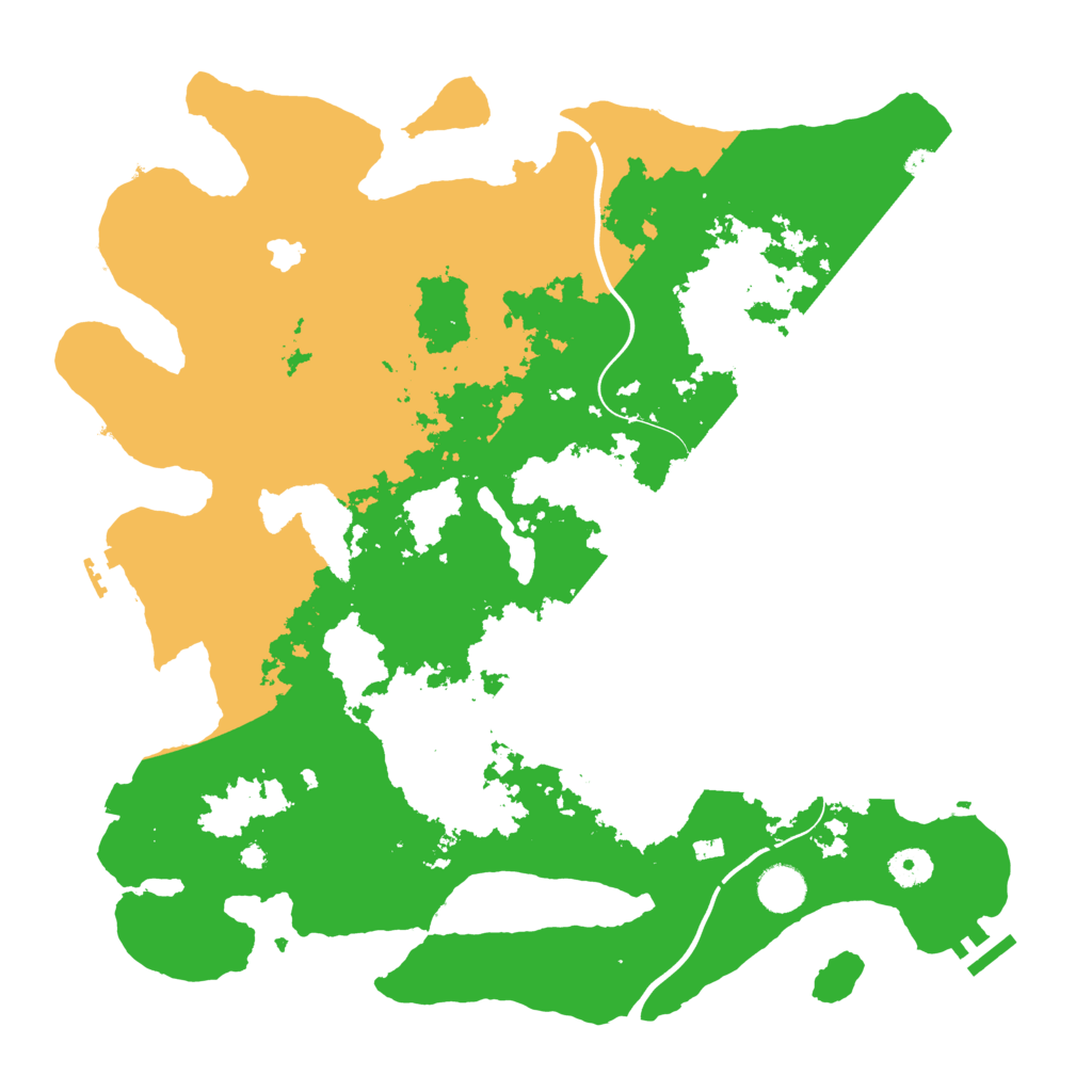 Biome Rust Map: Procedural Map, Size: 4000, Seed: 1482762943