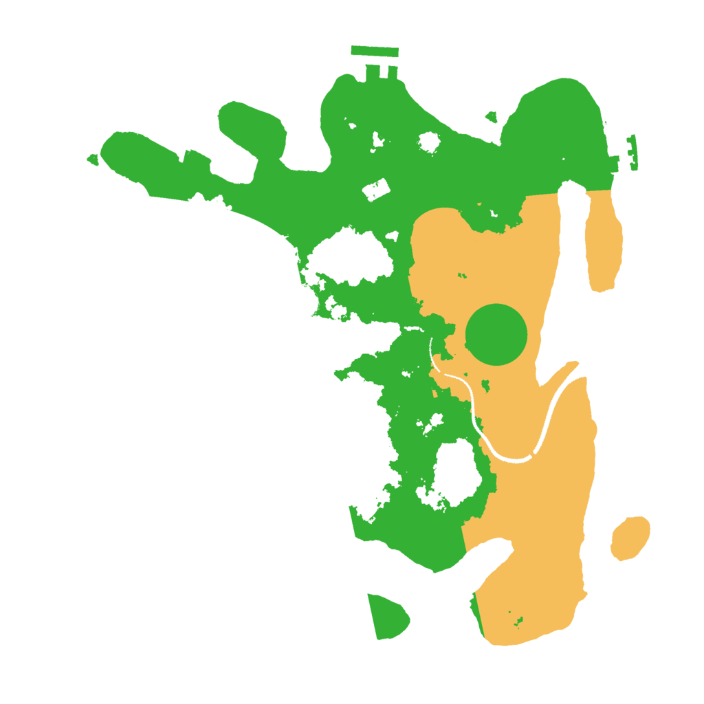 Biome Rust Map: Procedural Map, Size: 3000, Seed: 958421911