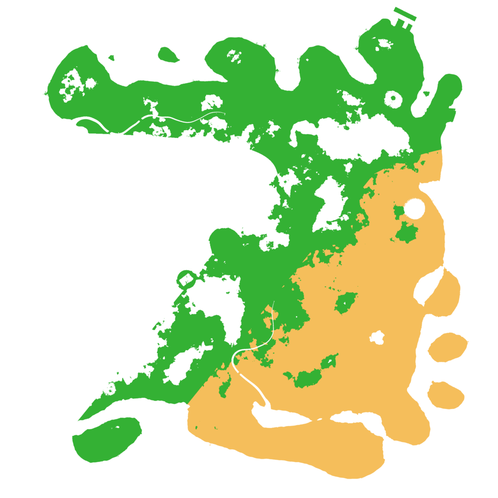 Biome Rust Map: Procedural Map, Size: 4250, Seed: 310024