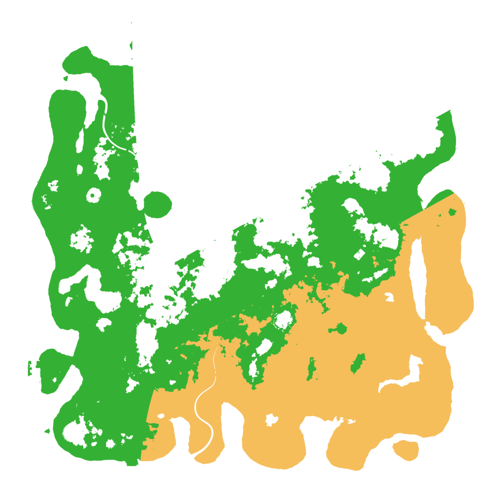 Biome Rust Map: Procedural Map, Size: 5000, Seed: 123683