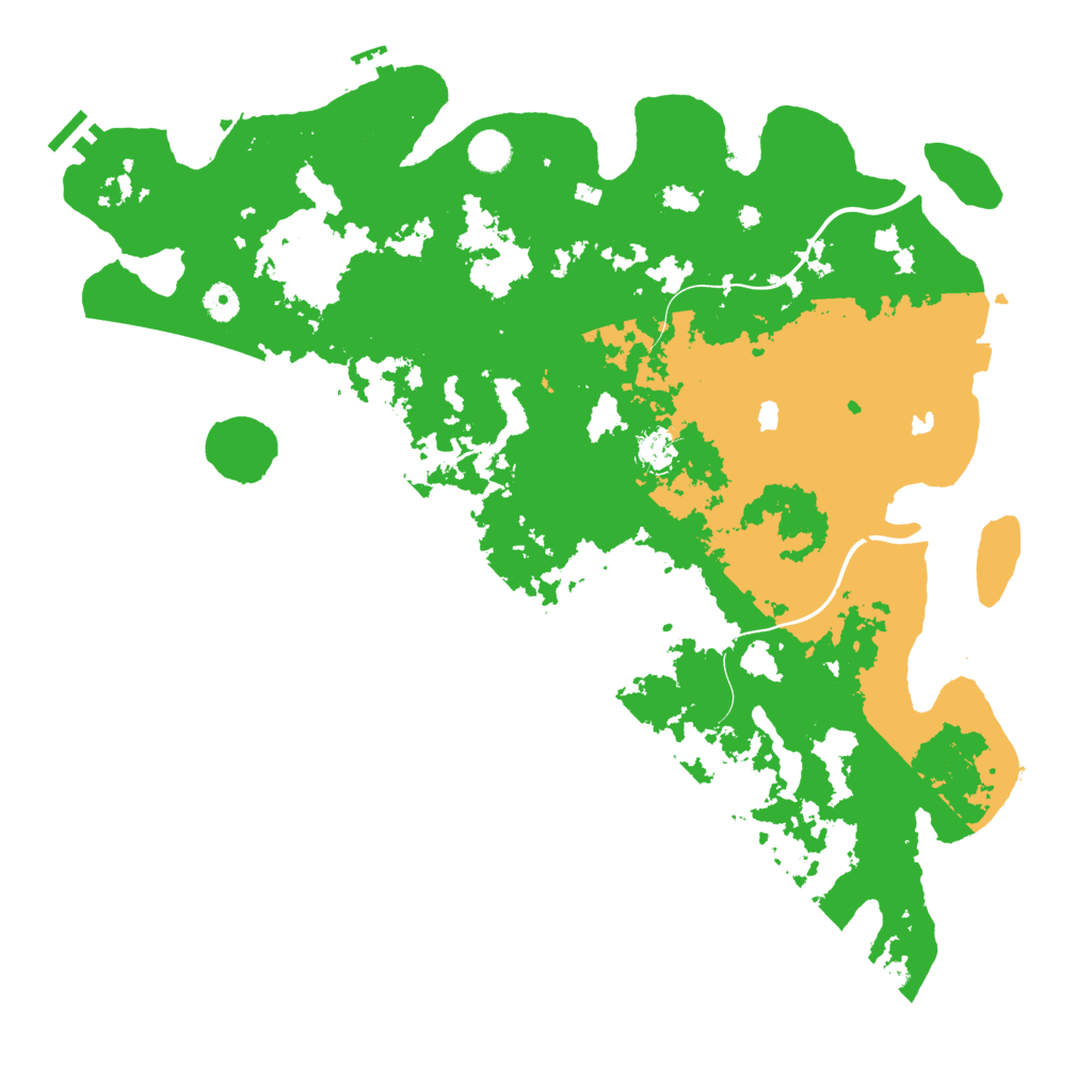 Biome Rust Map: Procedural Map, Size: 4500, Seed: 283655575