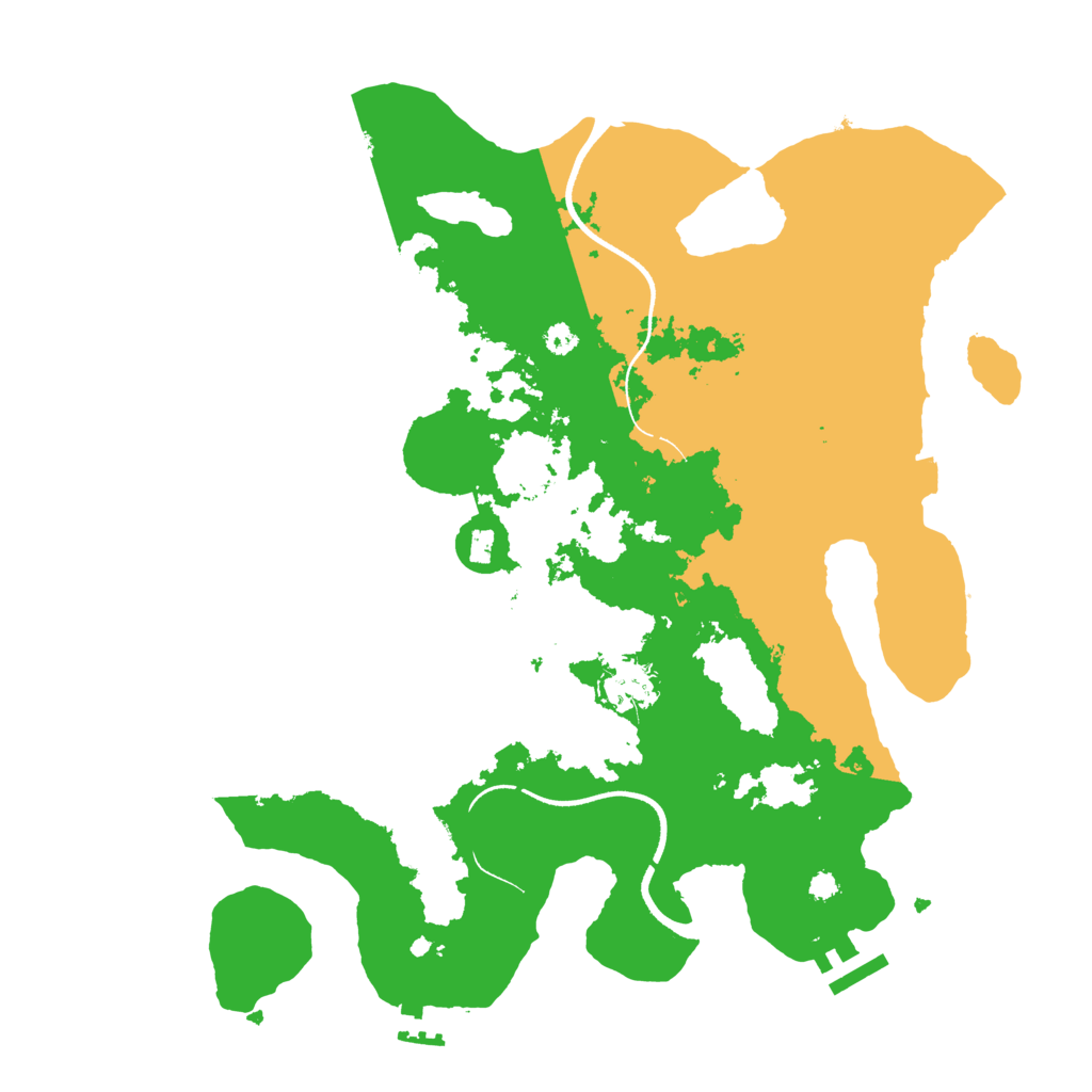 Biome Rust Map: Procedural Map, Size: 3500, Seed: 1507385279