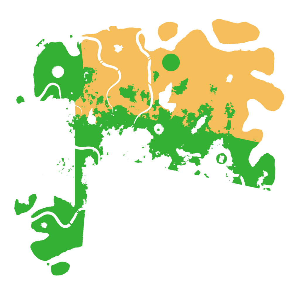 Biome Rust Map: Procedural Map, Size: 4500, Seed: 1558099
