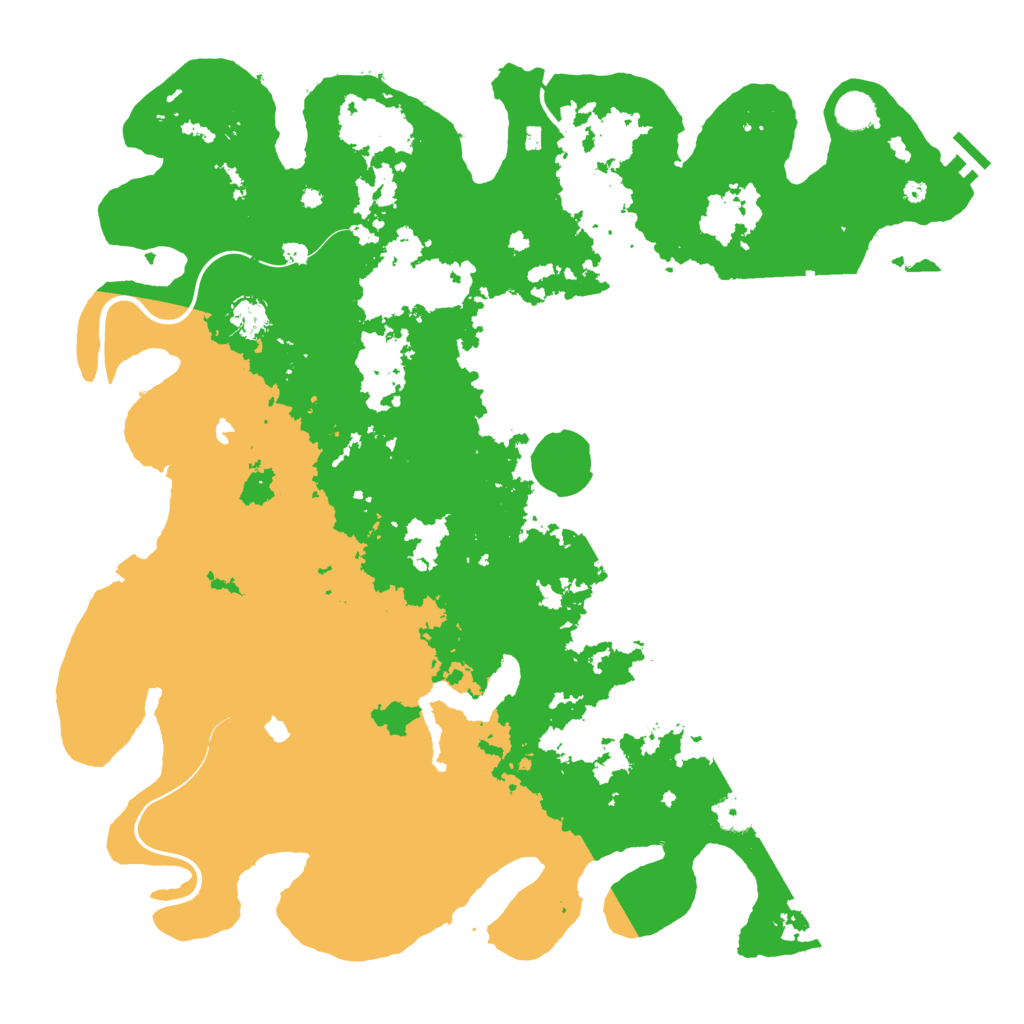 Biome Rust Map: Procedural Map, Size: 4550, Seed: 853645228
