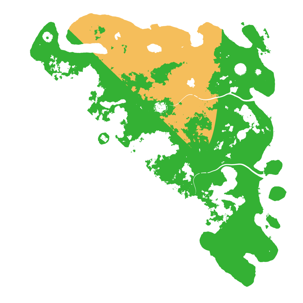 Biome Rust Map: Procedural Map, Size: 4500, Seed: 20291