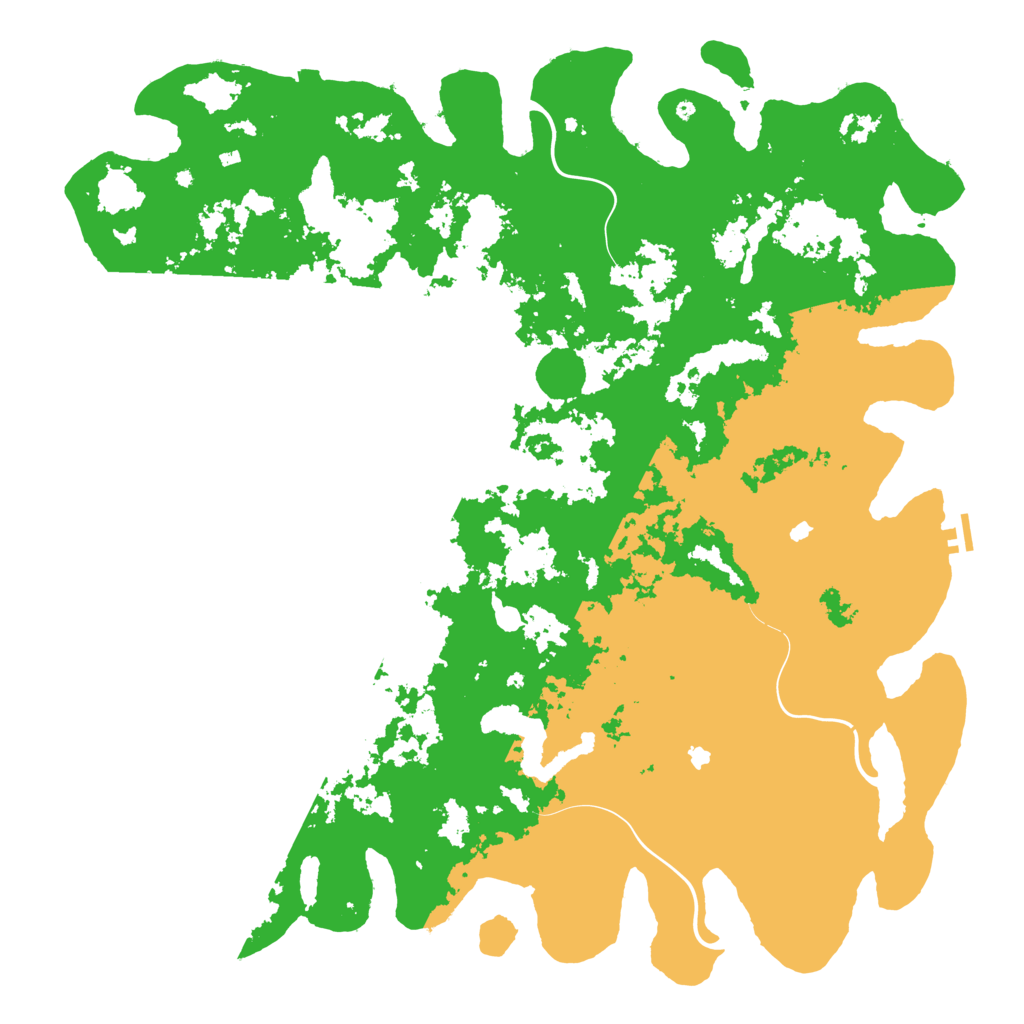 Biome Rust Map: Procedural Map, Size: 5500, Seed: 1978386639