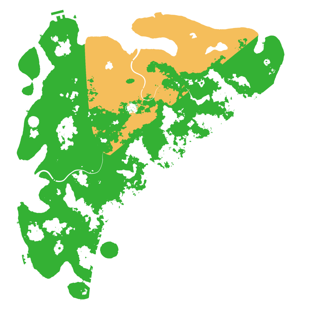 Biome Rust Map: Procedural Map, Size: 5000, Seed: 594602471