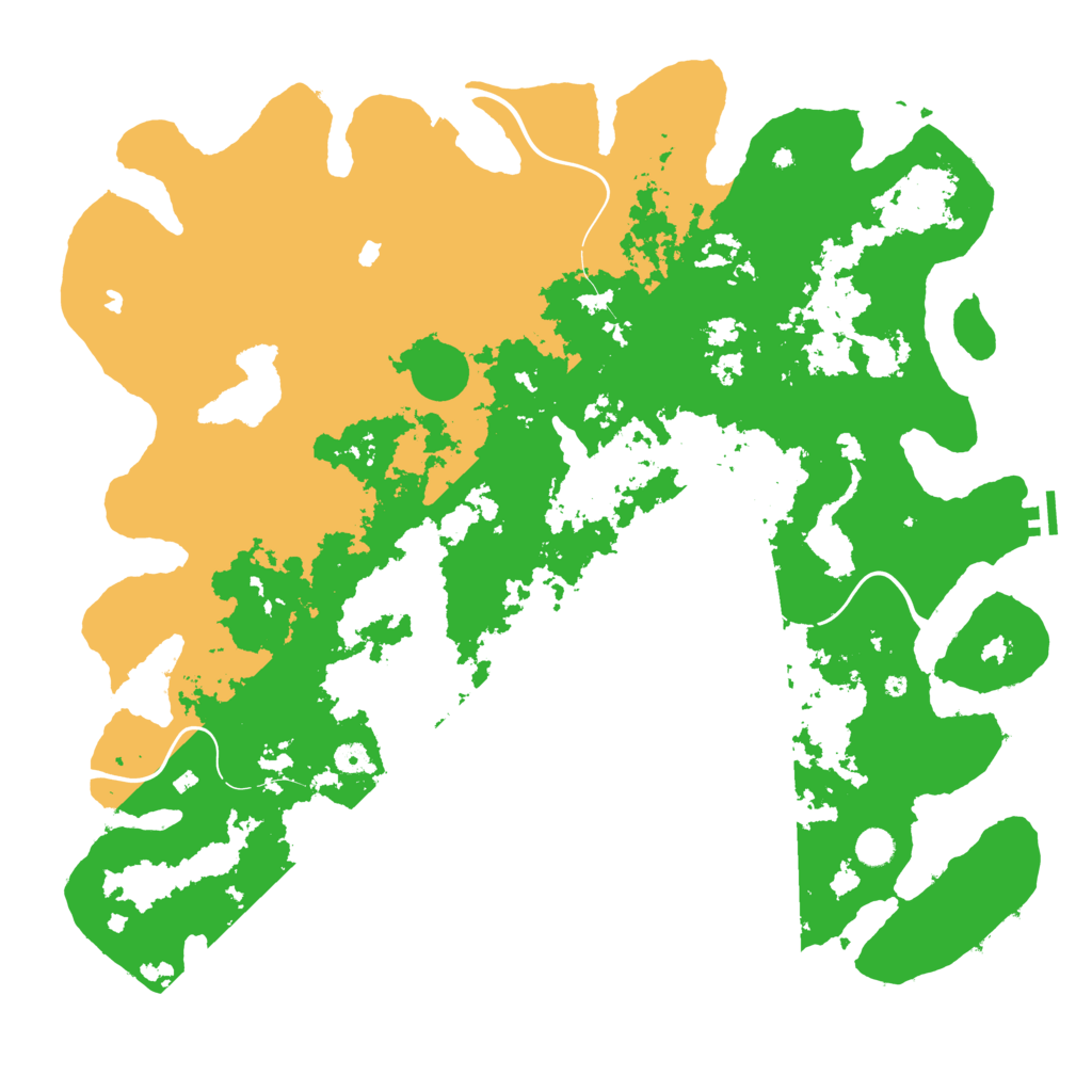 Biome Rust Map: Procedural Map, Size: 5000, Seed: 1173971354