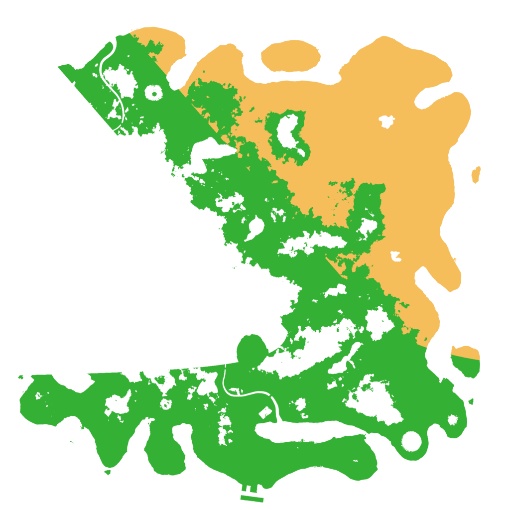 Biome Rust Map: Procedural Map, Size: 4500, Seed: 135535852