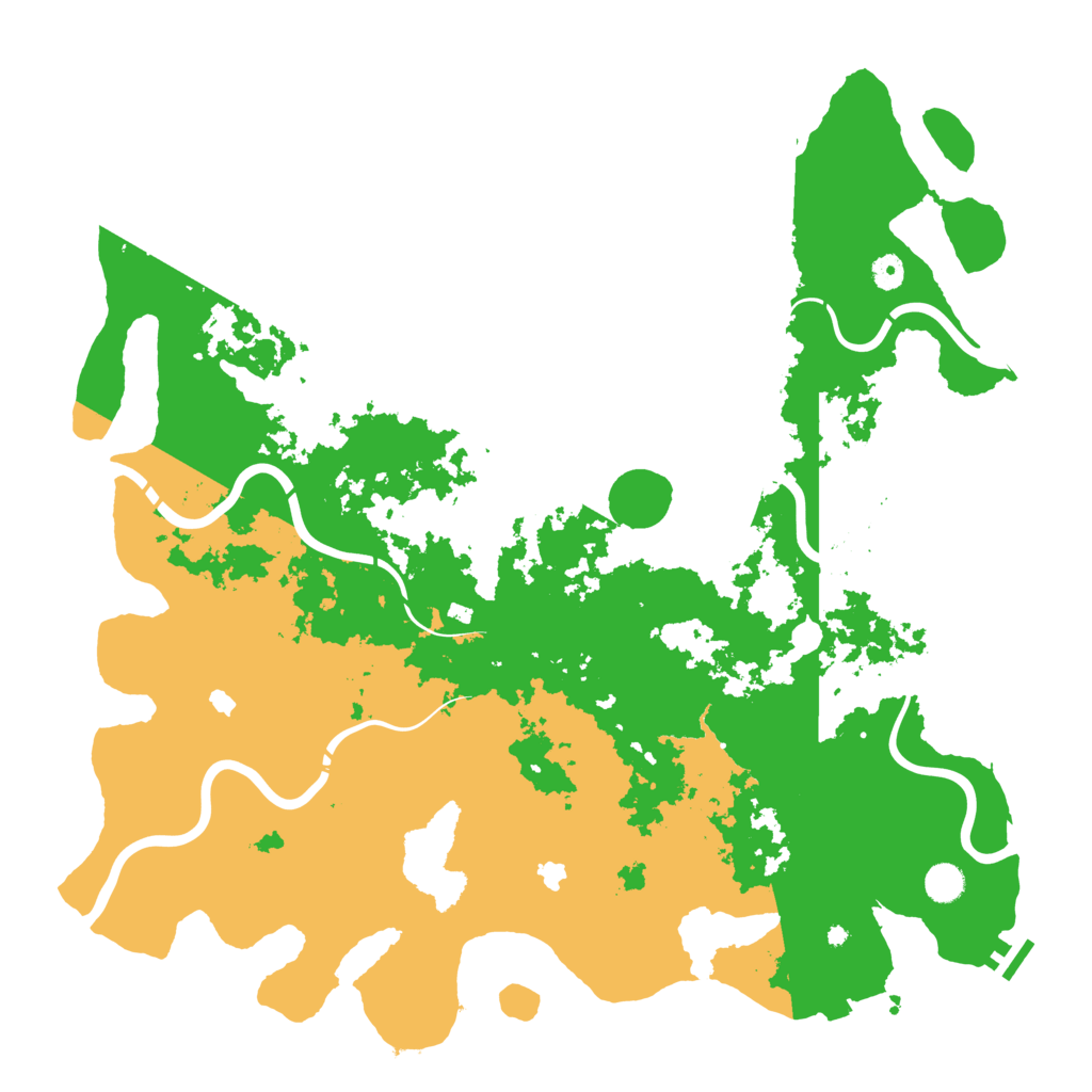 Biome Rust Map: Procedural Map, Size: 4850, Seed: 1292857420