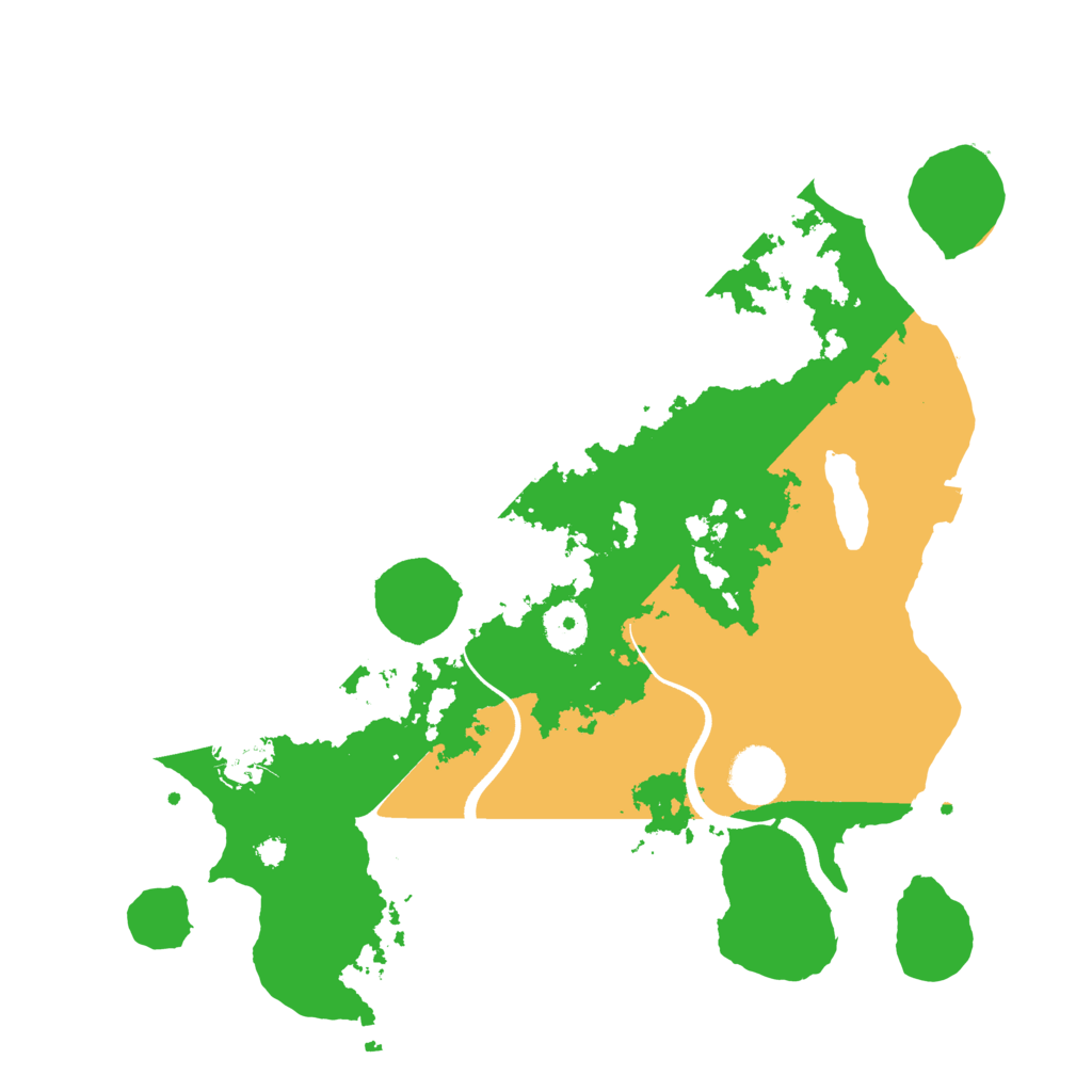 Biome Rust Map: Procedural Map, Size: 3500, Seed: 914024020