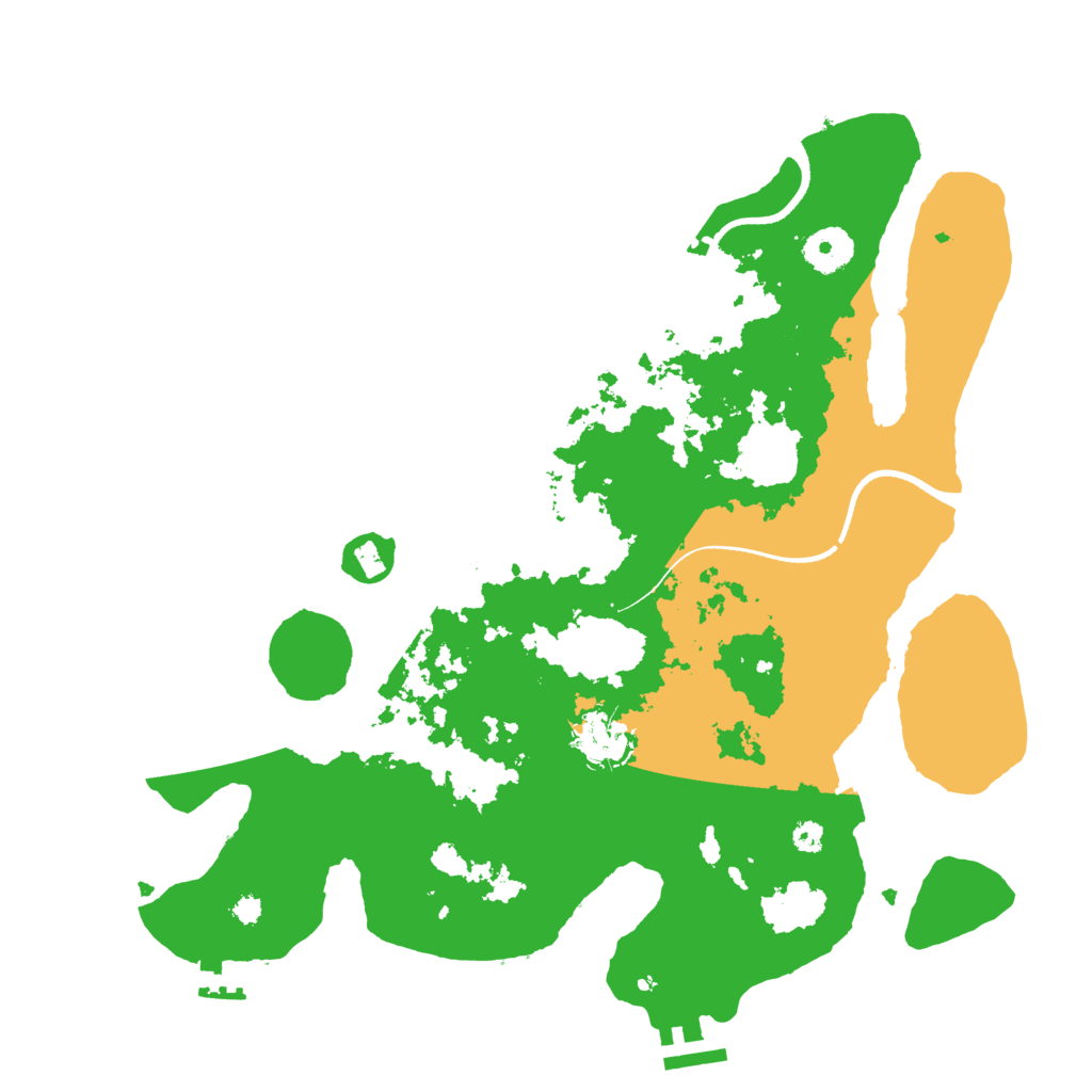 Biome Rust Map: Procedural Map, Size: 3500, Seed: 2131518973