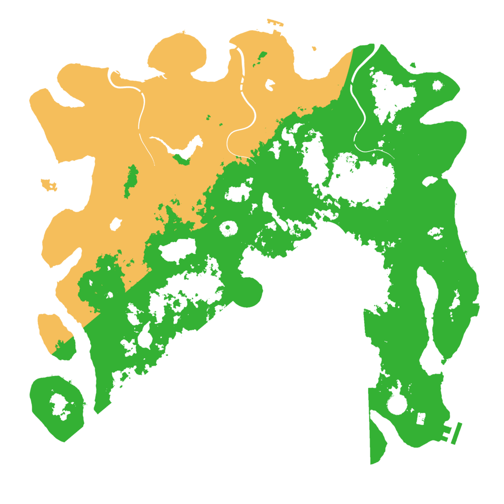 Biome Rust Map: Procedural Map, Size: 4500, Seed: 314174162