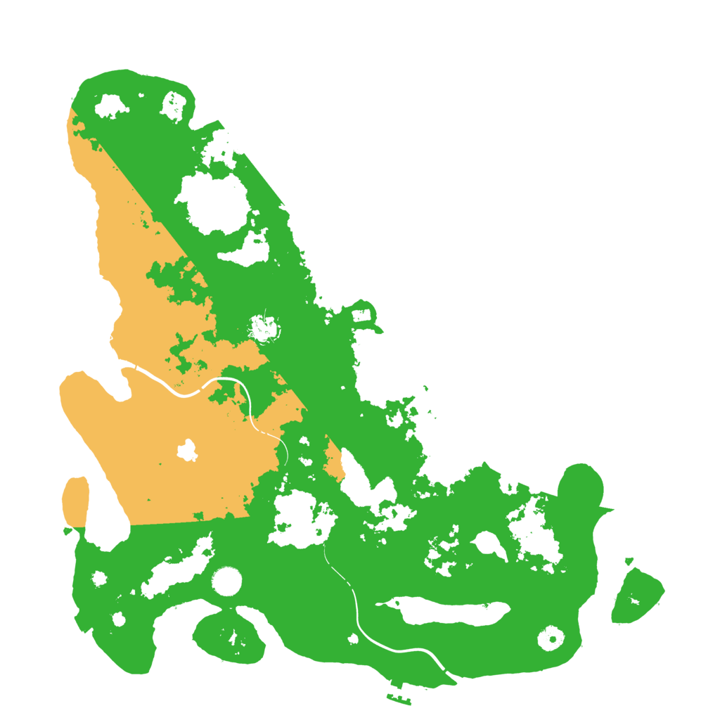 Biome Rust Map: Procedural Map, Size: 4300, Seed: 3324624