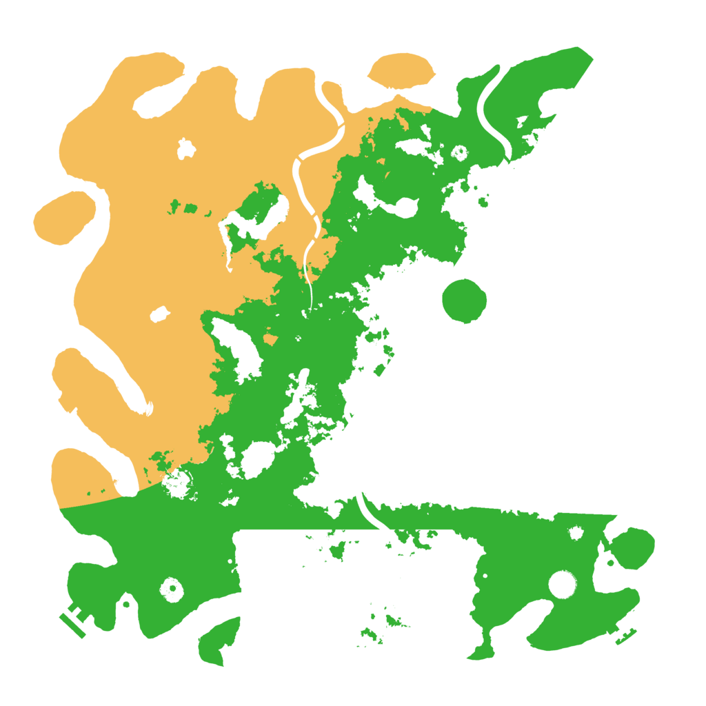 Biome Rust Map: Procedural Map, Size: 4500, Seed: 200754401