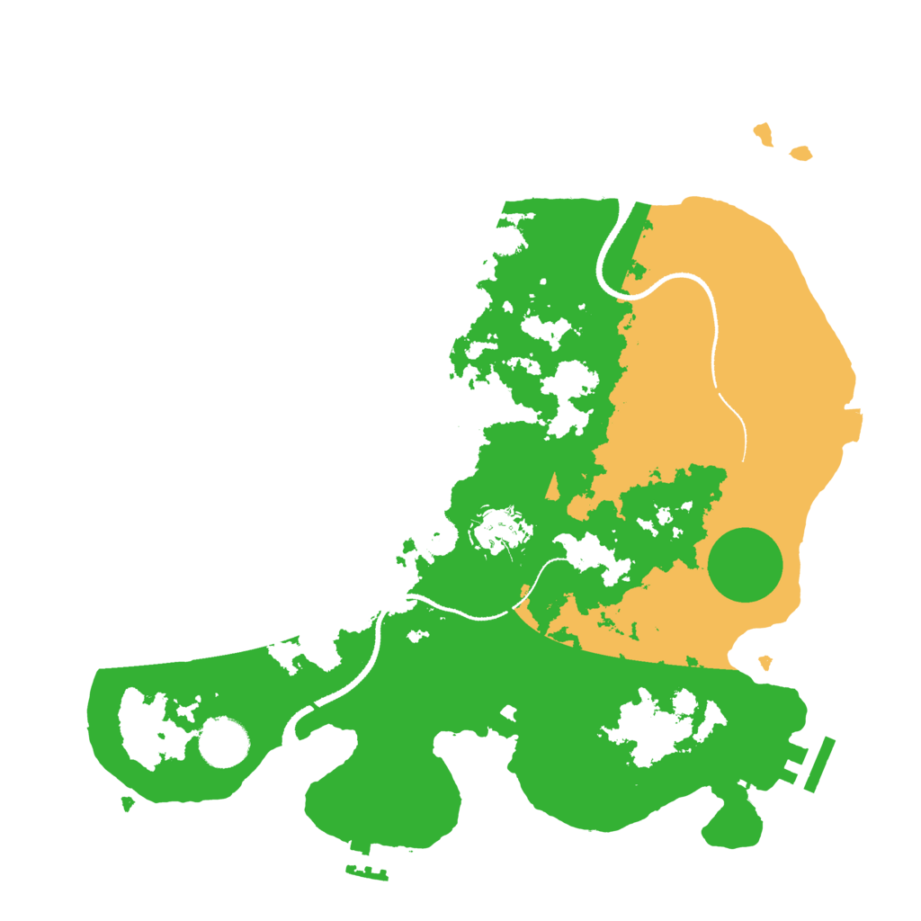 Biome Rust Map: Procedural Map, Size: 3250, Seed: 12