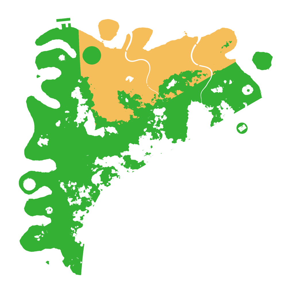 Biome Rust Map: Procedural Map, Size: 4253, Seed: 1055930516
