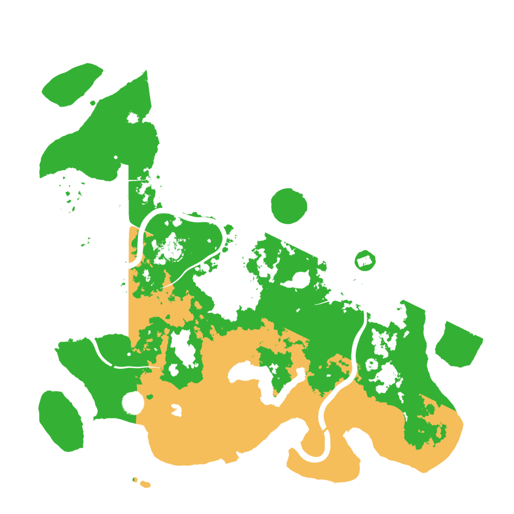 Biome Rust Map: Procedural Map, Size: 4096, Seed: 262833962