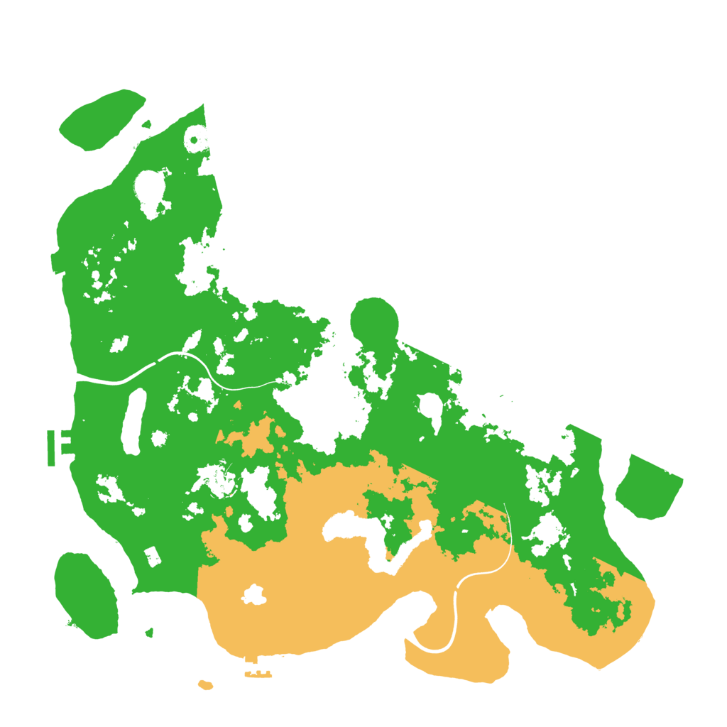 Biome Rust Map: Procedural Map, Size: 4096, Seed: 262833962