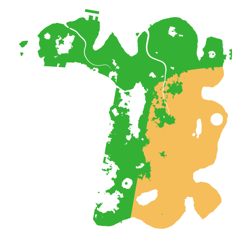 Biome Rust Map: Procedural Map, Size: 3500, Seed: 1893133411