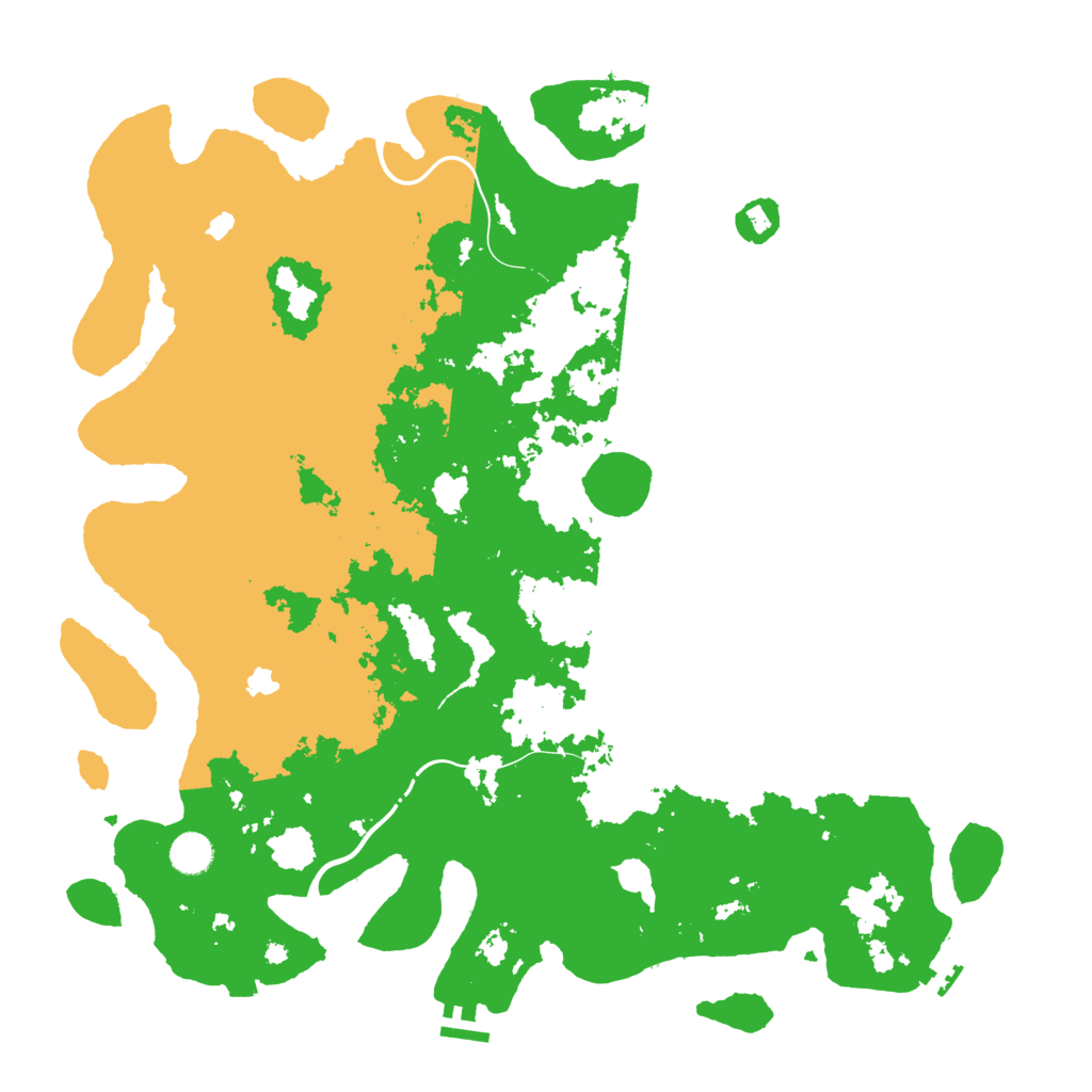 Biome Rust Map: Procedural Map, Size: 4500, Seed: 452284435