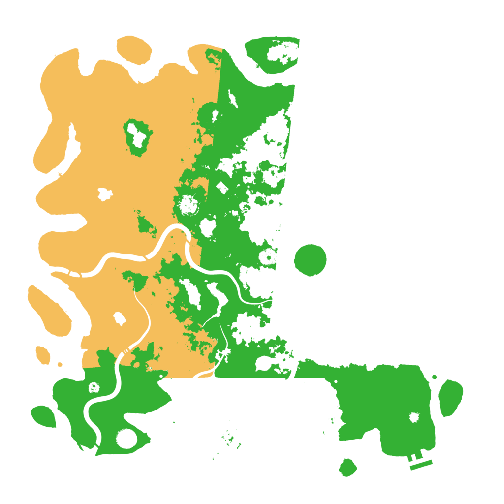 Biome Rust Map: Procedural Map, Size: 4500, Seed: 452284435