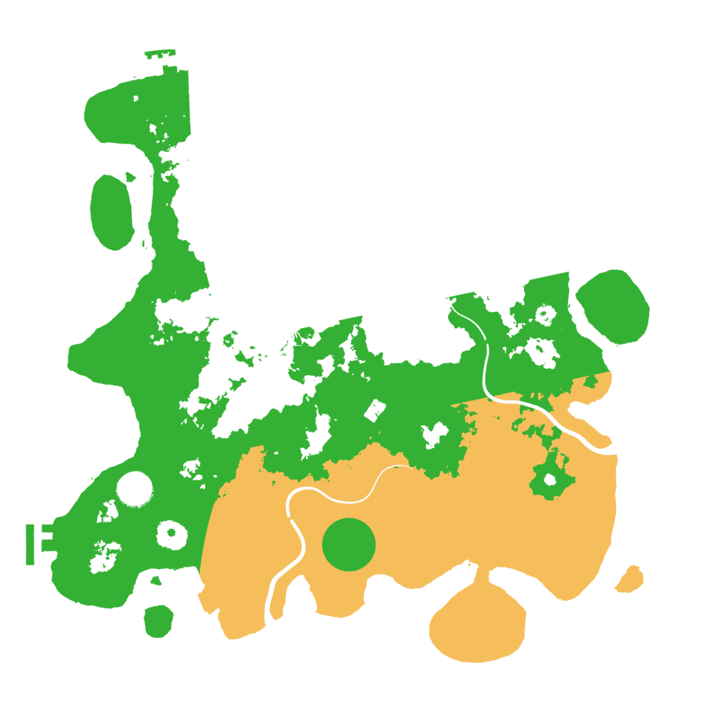 Biome Rust Map: Procedural Map, Size: 3500, Seed: 545965137